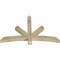 Ekena Millwork Alberta Rough Sawn Timber Gable Bracket, Douglas Fir, 60"W x 38"H x 4"D x 4"F, 15/12 Pitch GBW060X38X0404ALB00RDF - alternate 4